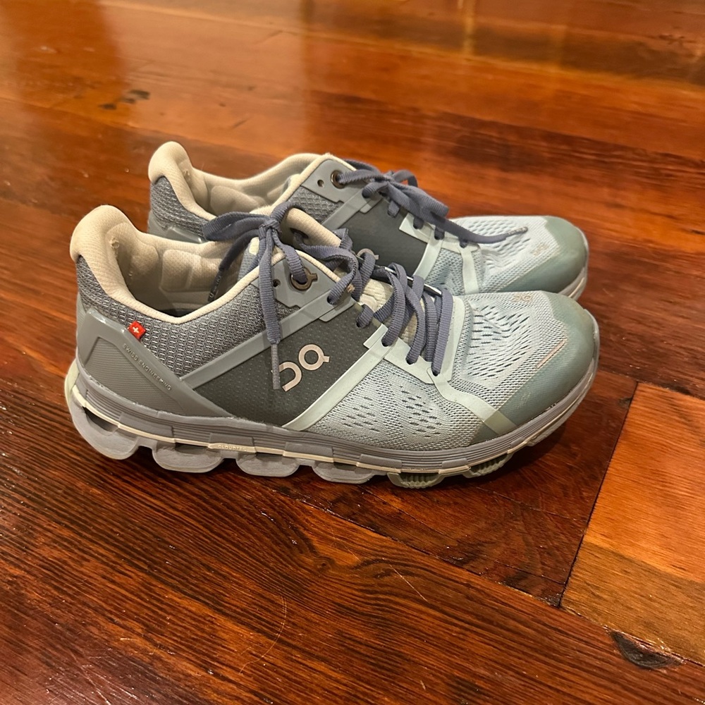 On cloud shoes